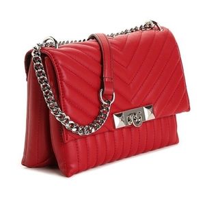 Aldo red leather purse